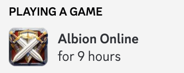 Showing me playing Albion for 9 hours